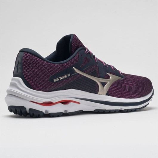 Orthofeet Mizuno Wave Inspire 17 Women's Running Shoes India Ink | AK1952806