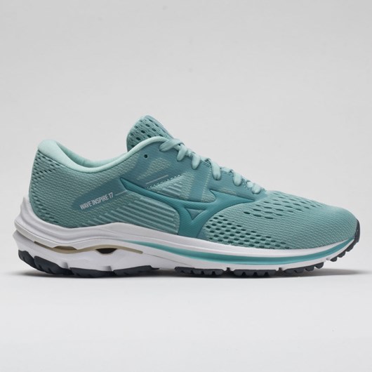 Orthofeet Mizuno Wave Inspire 17 Women\'s Running Shoes Eggshell Blue / Dusty Turquoise | JX4981765