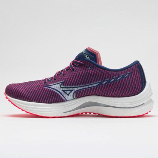 Orthofeet Mizuno Wave Rebellion Women's Running Shoes Diva Pink / Indigo White | AX2314608