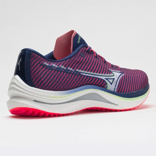 Orthofeet Mizuno Wave Rebellion Women's Running Shoes Diva Pink / Indigo White | AX2314608