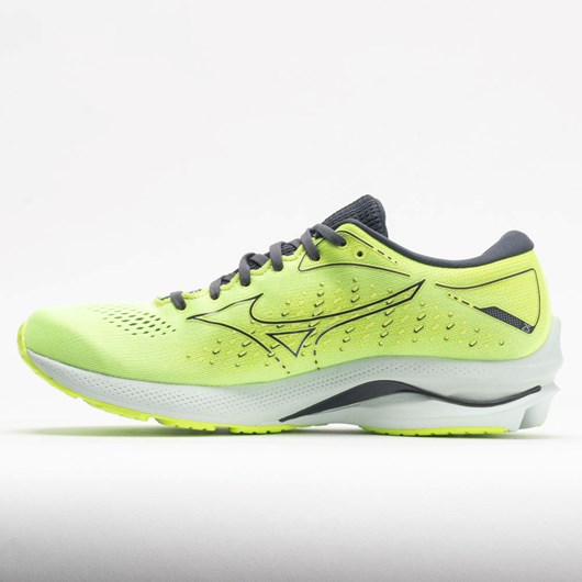 Orthofeet Mizuno Wave Rider 25 Men's Running Shoes Neo Lime | AR1576842