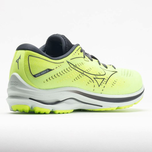 Orthofeet Mizuno Wave Rider 25 Men's Running Shoes Neo Lime | AR1576842