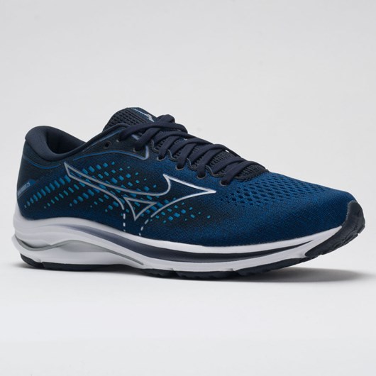 Orthofeet Mizuno Wave Rider 25 Men's Running Shoes Imperial Blue | NM9863754