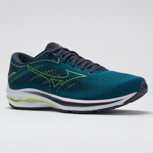 Orthofeet Mizuno Wave Rider 25 Men's Running Shoes Harbor Blue | UE4586309