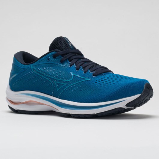 Orthofeet Mizuno Wave Rider 25 Women's Running Shoes Imperial Blue / Vivid Blue | EC0463829