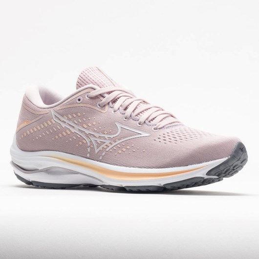 Orthofeet Mizuno Wave Rider 25 Women's Running Shoes Pale Lilac / White | FY3085217