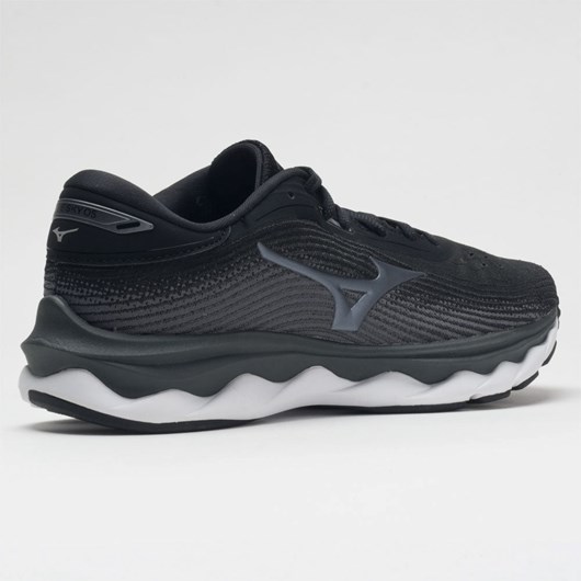 Orthofeet Mizuno Wave Sky 5 Waveknit Women's Running Shoes Black | FY0731984