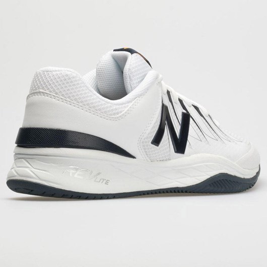 Orthofeet New Balance 1006 Men's Tennis Shoes White / Black | TQ1407386