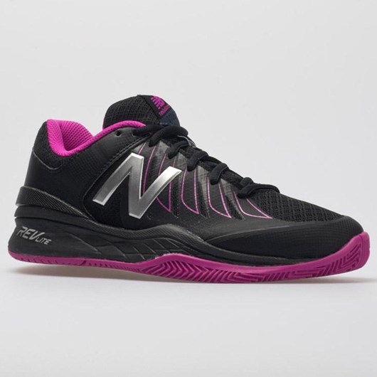 Orthofeet New Balance 1006 Women's Tennis Shoes Black / Pink Zing | XQ7405692