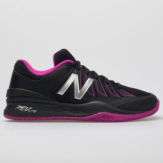 Orthofeet New Balance 1006 Women\'s Tennis Shoes Black / Pink Zing | XQ7405692