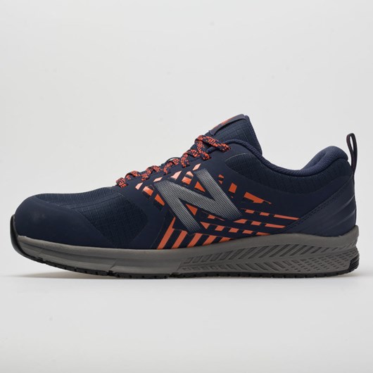 Orthofeet New Balance 412 ESD Men's Walking Shoes Team Navy / Team Orange / Castlerock | RO2017693