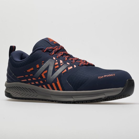 Orthofeet New Balance 412 ESD Men's Walking Shoes Team Navy / Team Orange / Castlerock | RO2017693