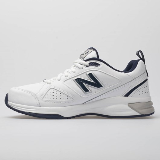 Orthofeet New Balance 623v3 Men's Training Shoes White / Navy | CY2830519