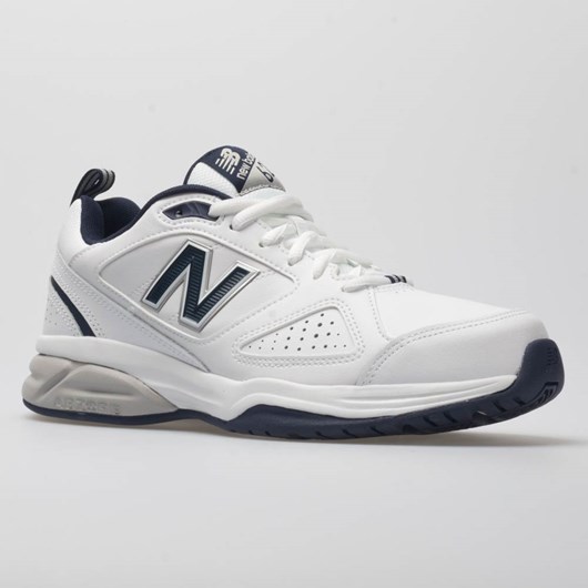 Orthofeet New Balance 623v3 Men's Training Shoes White / Navy | CY2830519