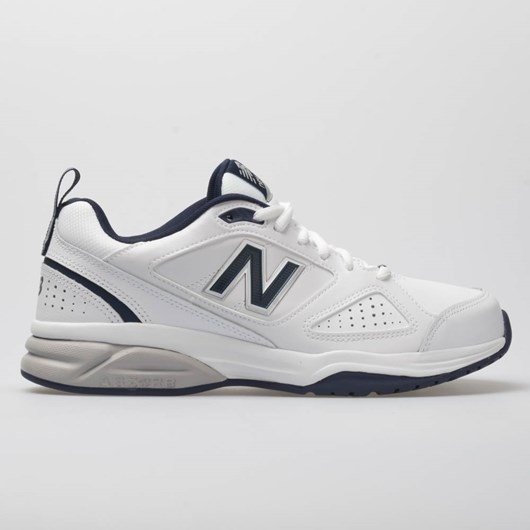 Orthofeet New Balance 623v3 Men\'s Training Shoes White / Navy | CY2830519