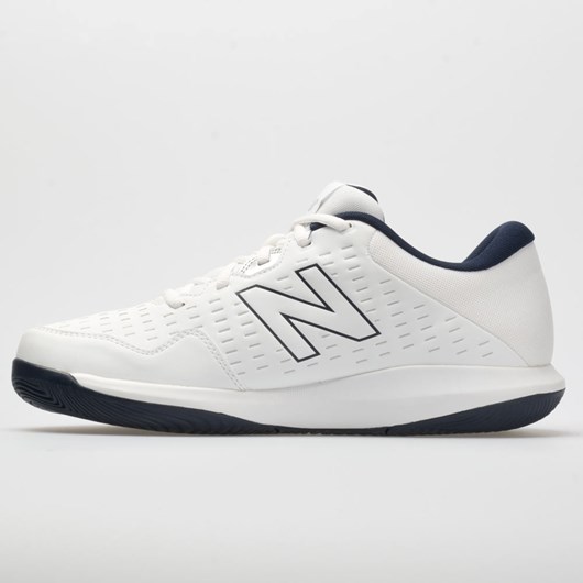 Orthofeet New Balance 696v4 Men's Tennis Shoes White / Pigment | CM3801574