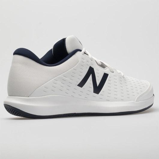 Orthofeet New Balance 696v4 Men's Tennis Shoes White / Pigment | CM3801574