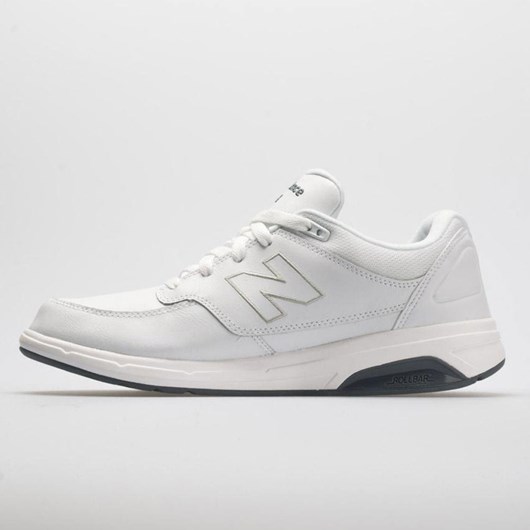 Orthofeet New Balance 813 Men's Walking Shoes White | DU9472605