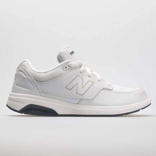 Orthofeet New Balance 813 Men\'s Walking Shoes White | DU9472605