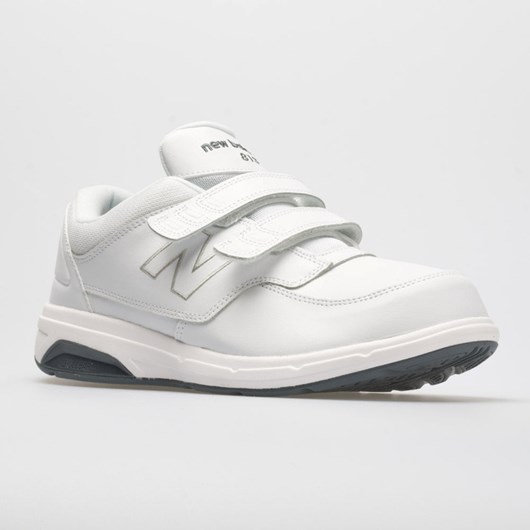 Orthofeet New Balance 813 Velcro Men's Walking Shoes White | RX3457189