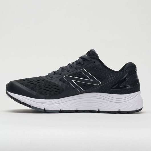 Orthofeet New Balance 840v4 Men's Running Shoes Black / White | LT7502498