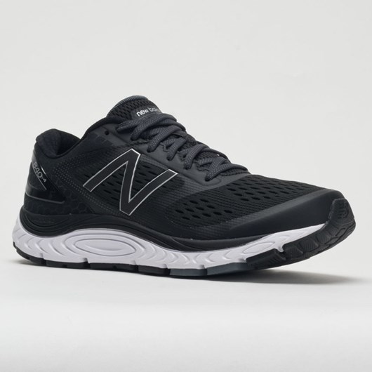 Orthofeet New Balance 840v4 Men's Running Shoes Black / White | LT7502498