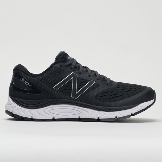 Orthofeet New Balance 840v4 Men\'s Running Shoes Black / White | LT7502498