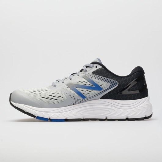 Orthofeet New Balance 840v4 Men's Running Shoes Silver Mink / Team Blue | VR0568724