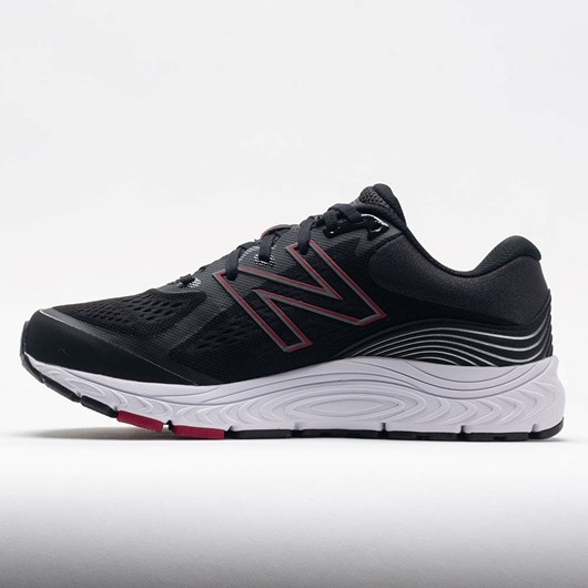 Orthofeet New Balance 840v5 Men's Running Shoes Black / Storm Blue | QI0245387