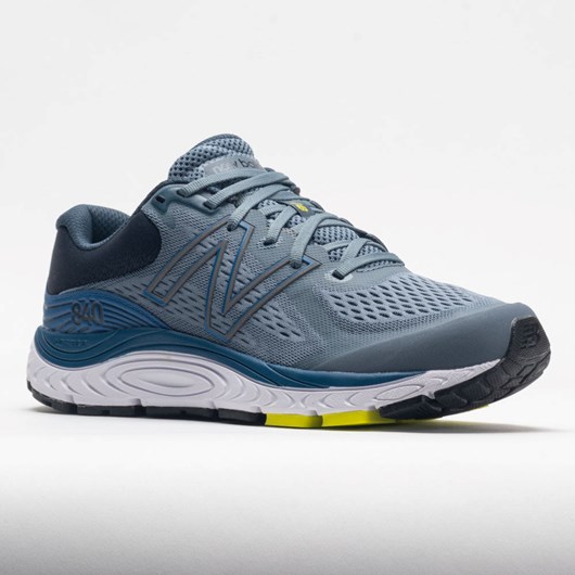 Orthofeet New Balance 840v5 Men's Running Shoes Ocean Grey / Oxygen Blue | QN3012486