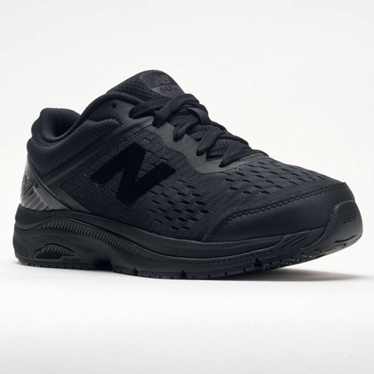 Orthofeet New Balance 847v4 Men's Walking Shoes Black / Black / Black | ZW3540867