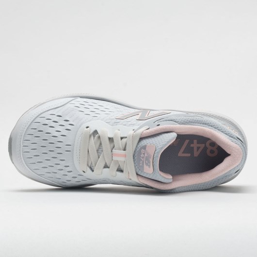 Orthofeet New Balance 847v4 Women's Walking Shoes Arctic Fox / Silver Mink / Peach Soda | IS0231685