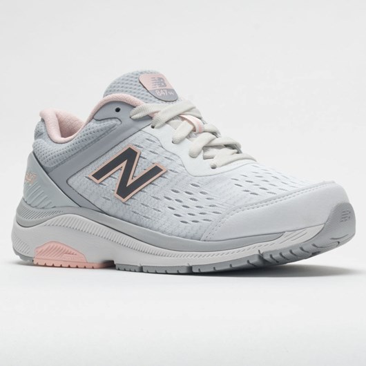 Orthofeet New Balance 847v4 Women's Walking Shoes Arctic Fox / Silver Mink / Peach Soda | IS0231685