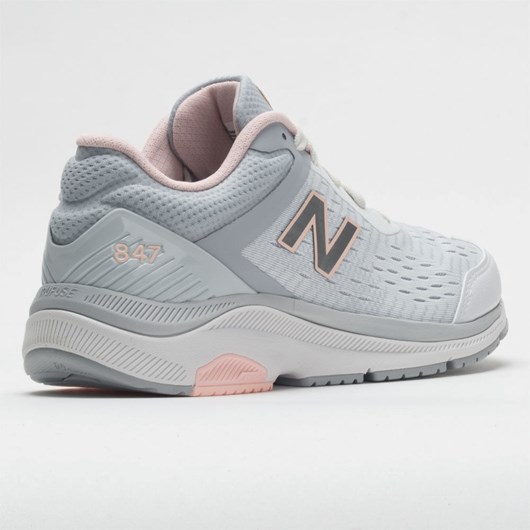 Orthofeet New Balance 847v4 Women's Walking Shoes Arctic Fox / Silver Mink / Peach Soda | IS0231685