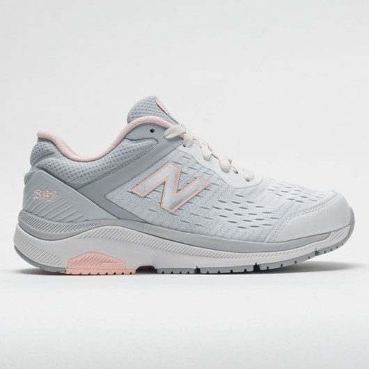 Orthofeet New Balance 847v4 Women\'s Walking Shoes Arctic Fox / Silver Mink / Peach Soda | IS0231685