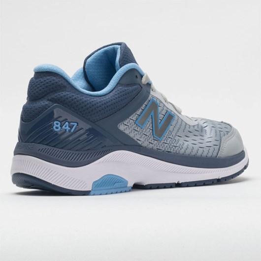 Orthofeet New Balance 847v4 Women's Walking Shoes Light Aluminum / Vintage Indigo / Team Carolina | WB6389712