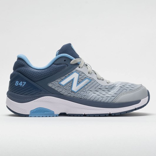 Orthofeet New Balance 847v4 Women\'s Walking Shoes Light Aluminum / Vintage Indigo / Team Carolina | WB6389712