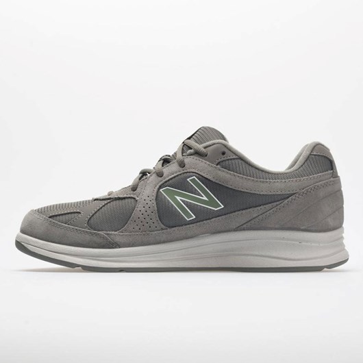 Orthofeet New Balance 877 Men's Walking Shoes Gray | LV2467035