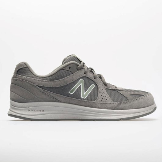 Orthofeet New Balance 877 Men\'s Walking Shoes Gray | LV2467035