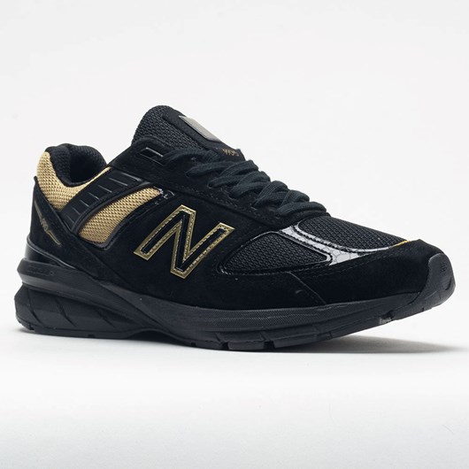 Orthofeet New Balance 990v5 Men's Running Shoes Black / Gold | JC9517620