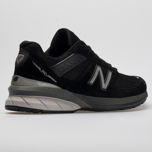 Orthofeet New Balance 990v5 Men's Running Shoes Black / Silver | NX2176098