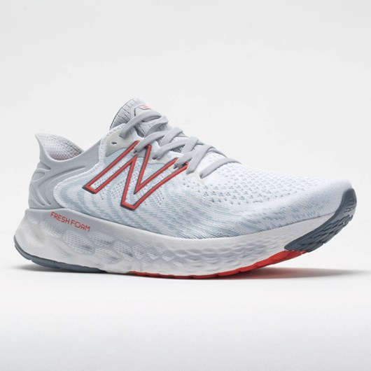 Orthofeet New Balance Fresh Foam 1080v11 Men's Running Shoes White / Ghost Pepper | GV4605793