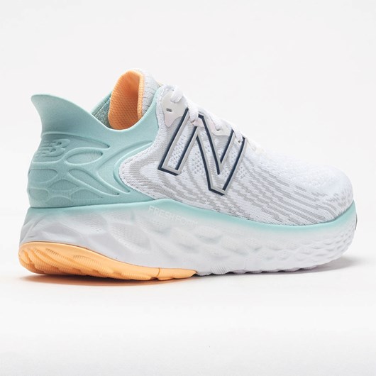 Orthofeet New Balance Fresh Foam 1080v11 Women's Running Shoes White / Blue Chill | WB4829301