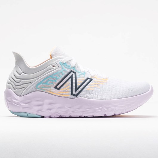 Orthofeet New Balance Fresh Foam Beacon v3 Women\'s Running Shoes White / Astral Glow | BM7210685