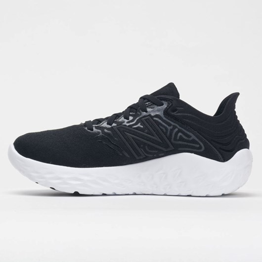 Orthofeet New Balance Fresh Foam Beacon v3 Men's Running Shoes Black / White | CH4368079