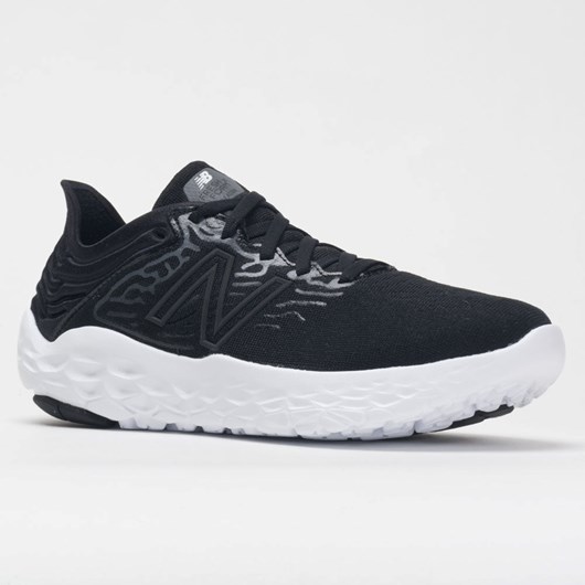 Orthofeet New Balance Fresh Foam Beacon v3 Men's Running Shoes Black / White | CH4368079