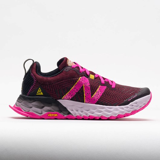 Orthofeet New Balance Fresh Foam Hierro v6 Women\'s Trail Running Shoes Garnet / Pink Glo | UY3492658