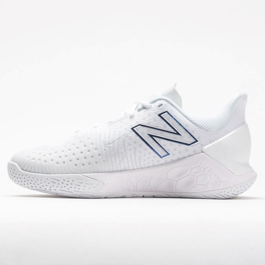 Orthofeet New Balance Fresh Foam Lav X v2 Women's Tennis Shoes White / Laser Blue | AX2610384