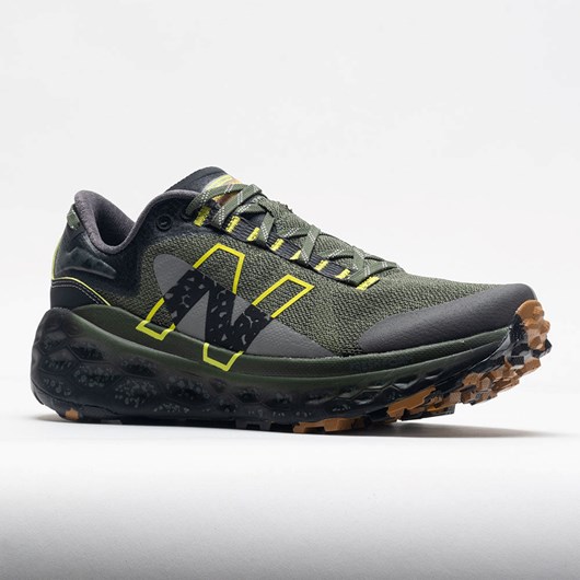 Orthofeet New Balance Fresh Foam More Trail v2 Men's Trail Running Shoes Norway Spruce / Sulphur Ylw | DF1479326