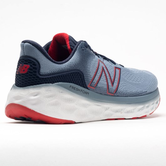 Orthofeet New Balance Fresh Foam More v3 Men's Running Shoes Ocean Gray / Velocity Red / Eclipse | TK6305429